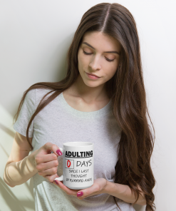 white glossy mug white 15 oz woman 671f3e9888db8