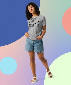 womens relaxed t shirt athletic heather front 6715b2ba59555