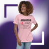 womens relaxed t shirt pink front 671f2bc7981f4