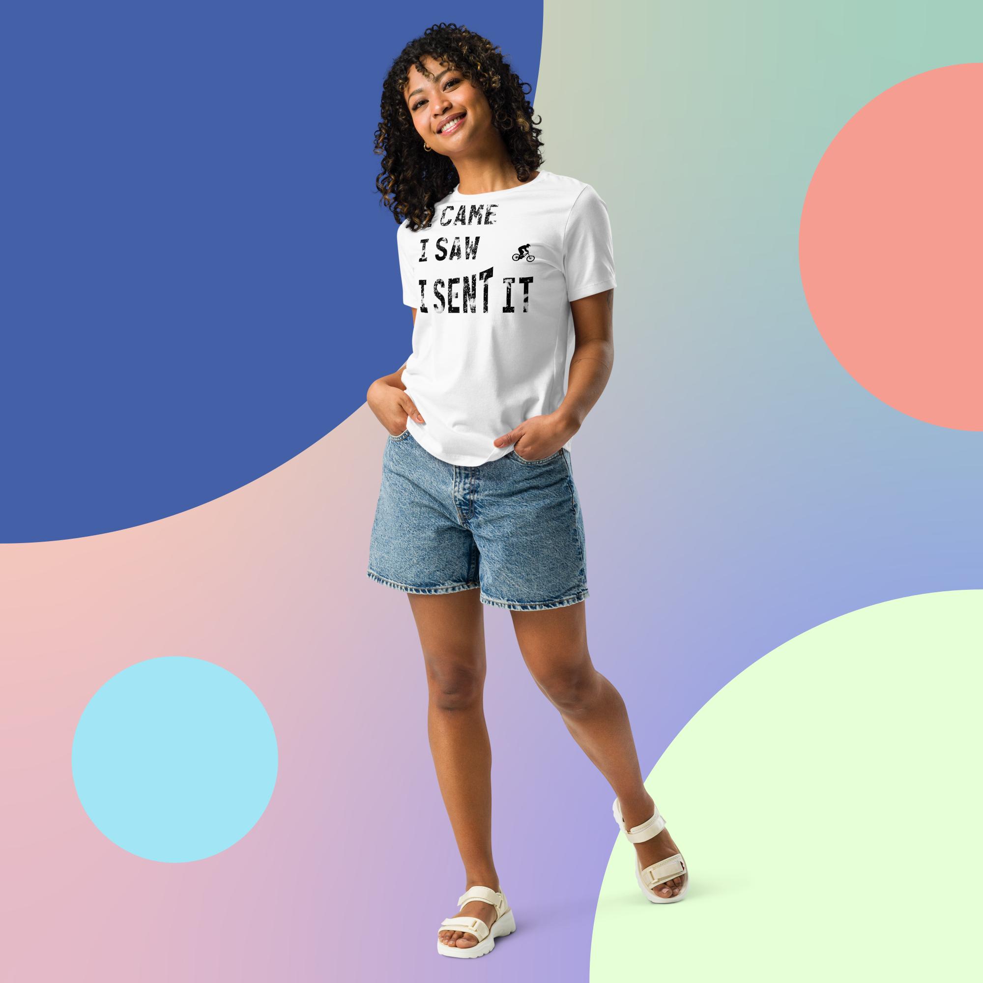 womens relaxed t shirt white front 6715b2ba81765