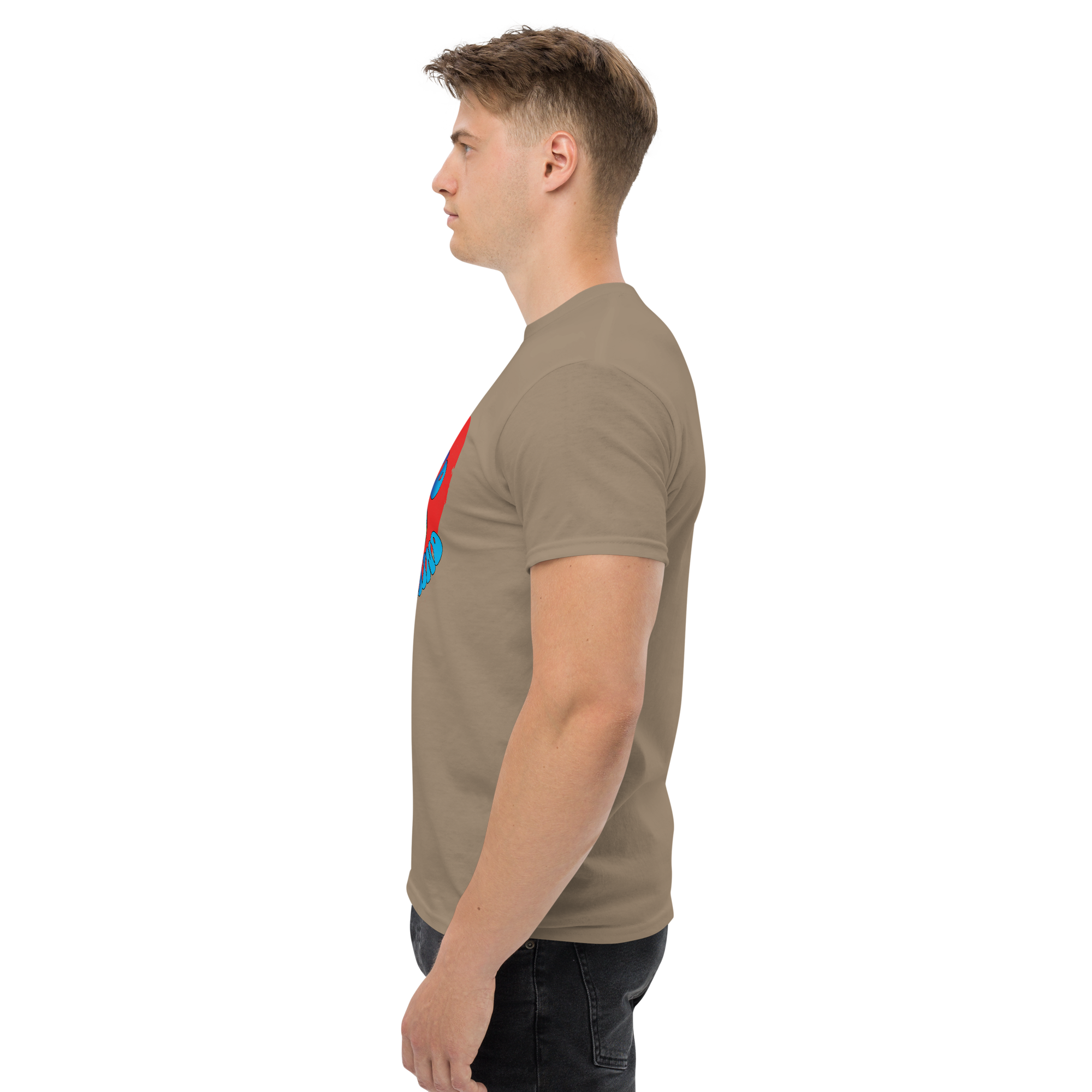 unisex classic tee brown savana left 673424c7d3d39