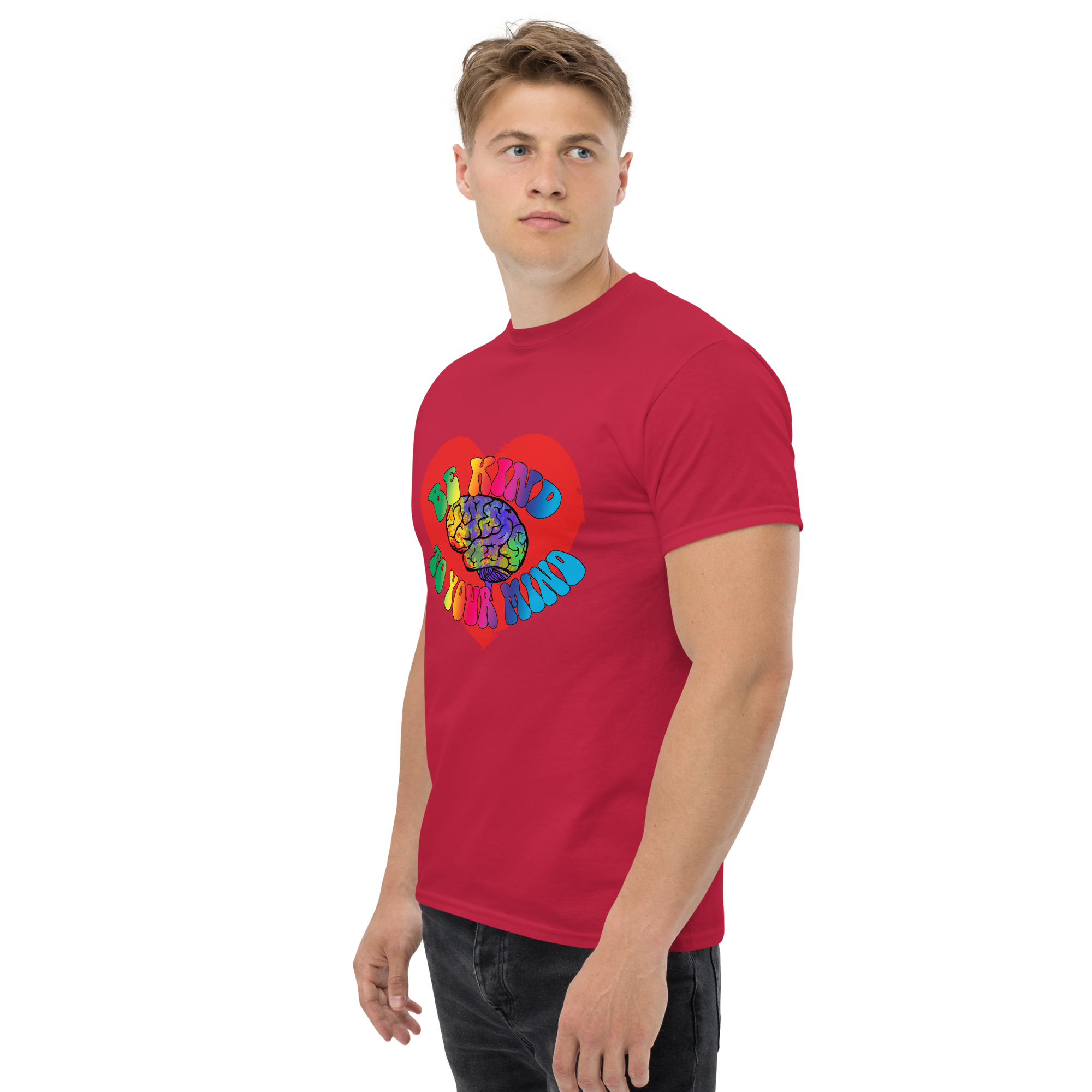unisex classic tee cardinal left front 673424c6e286c