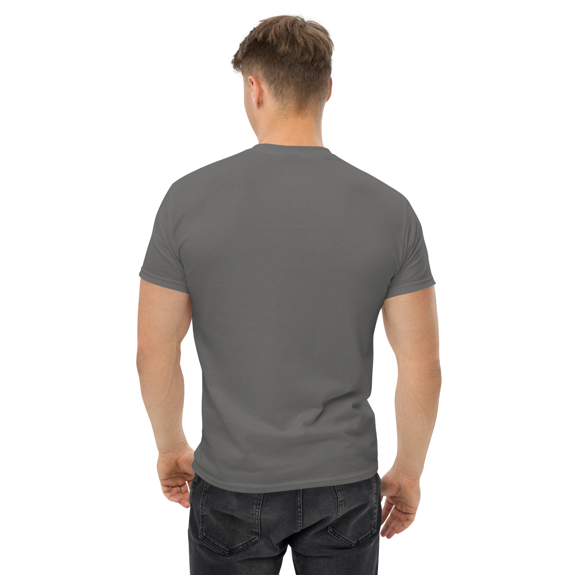 unisex classic tee charcoal back 673424c762ff2