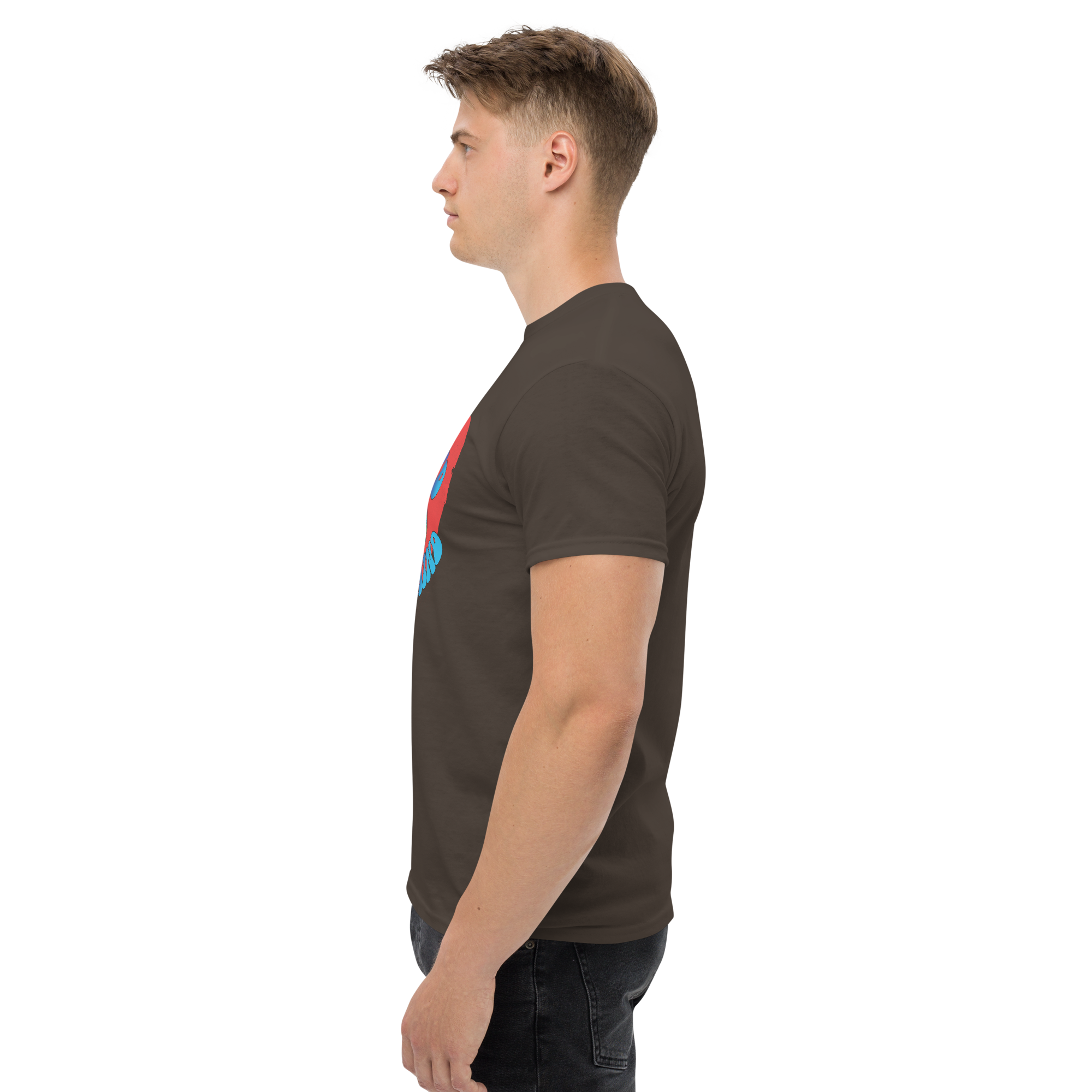 unisex classic tee dark chocolate left 673424c6bd2d1