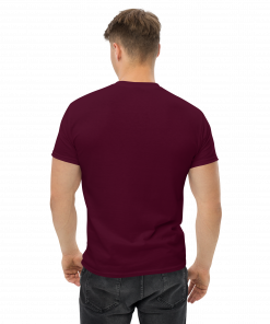 unisex classic tee maroon back 673424c661f9b