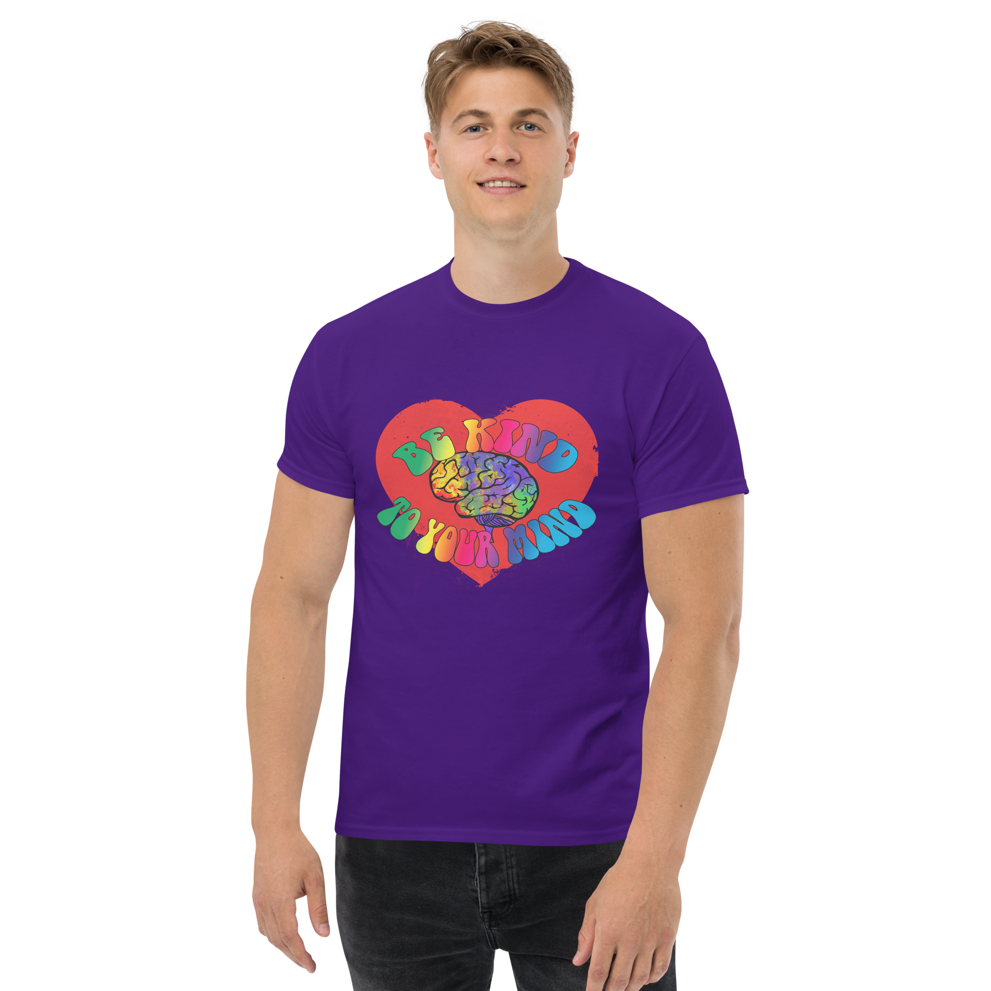 unisex classic tee purple front 673424c677abd
