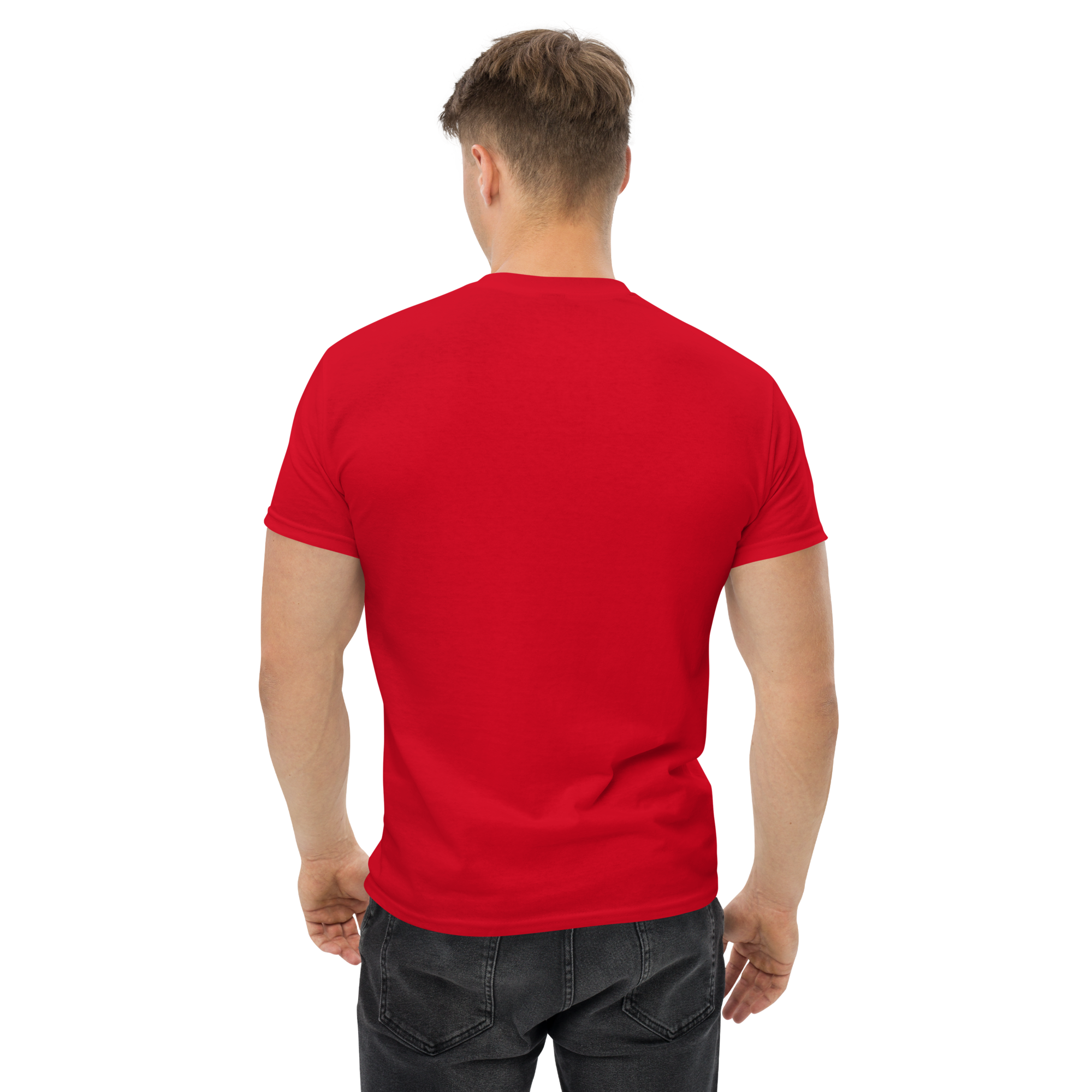 unisex classic tee red back 673424c68b313