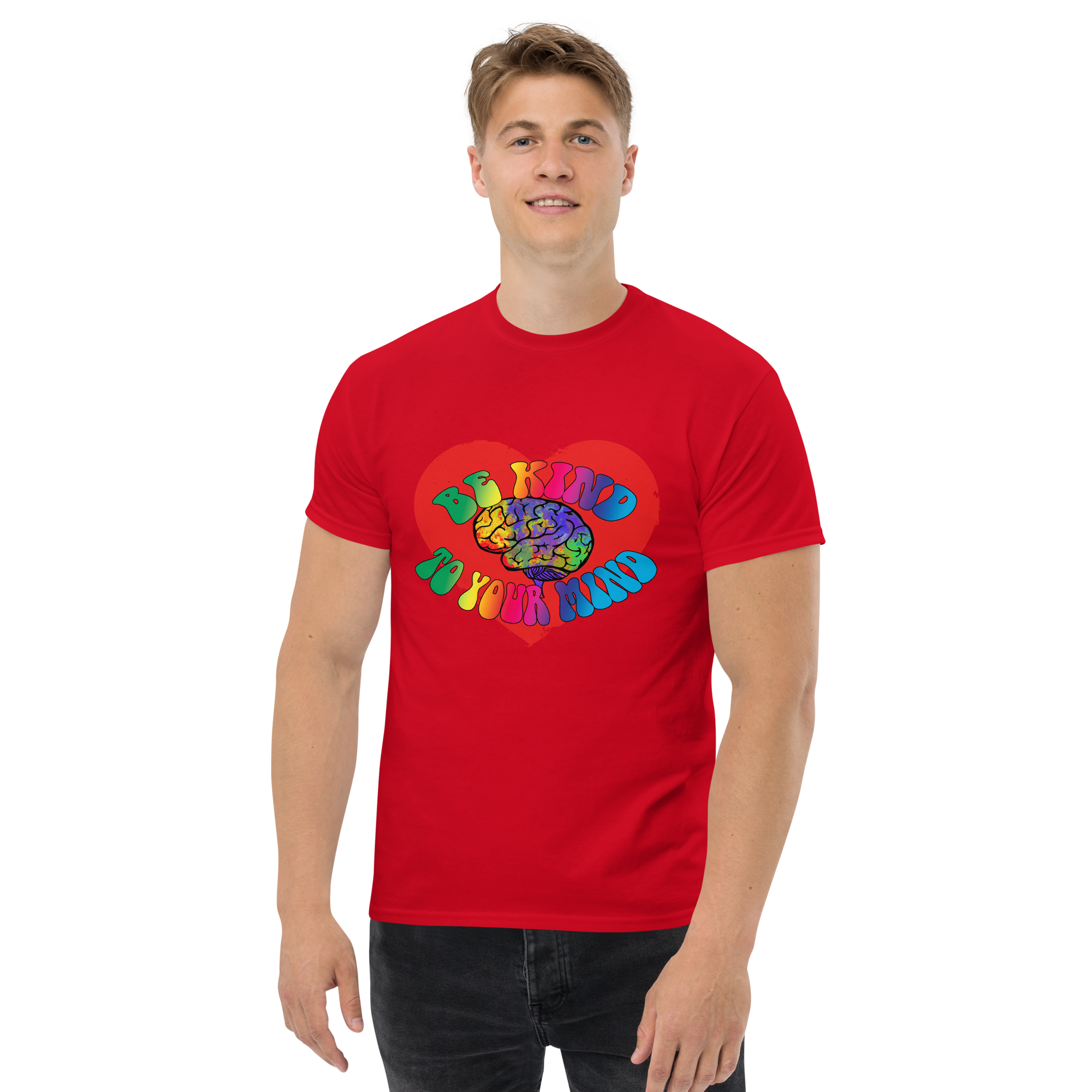 unisex classic tee red front 673424c687eb8