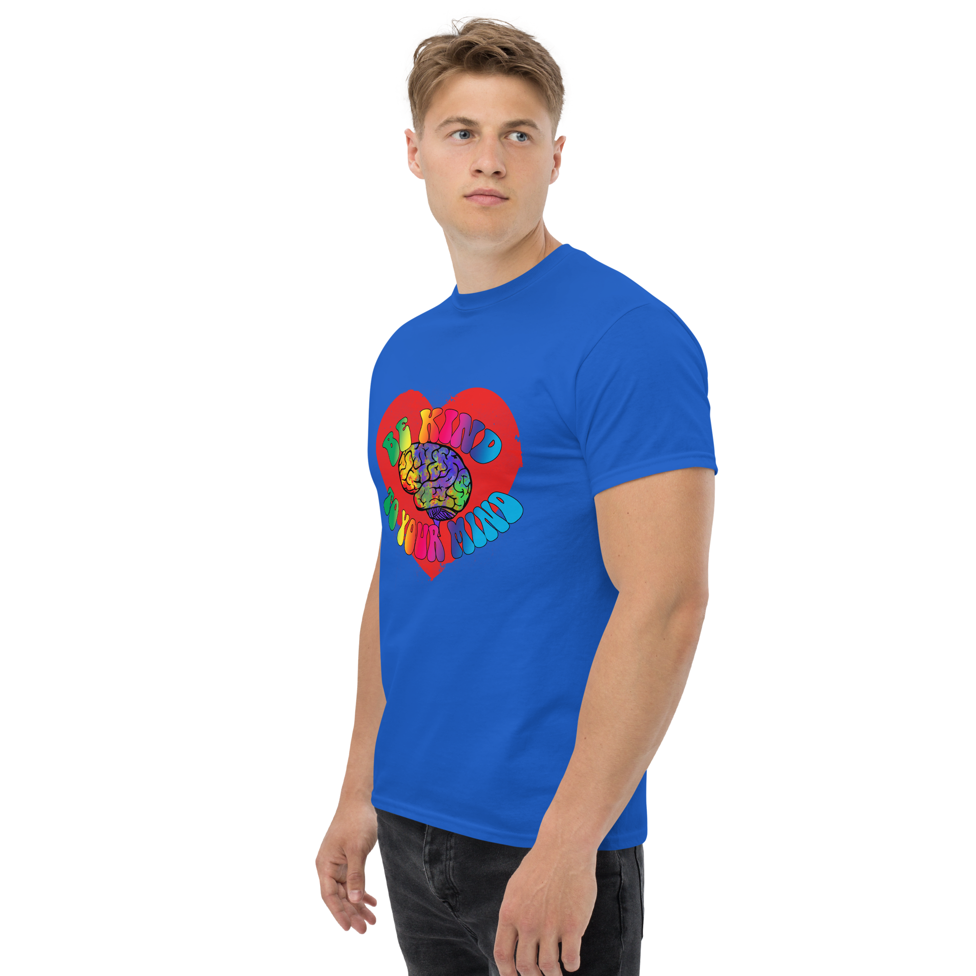 unisex classic tee royal left front 673424c71519d