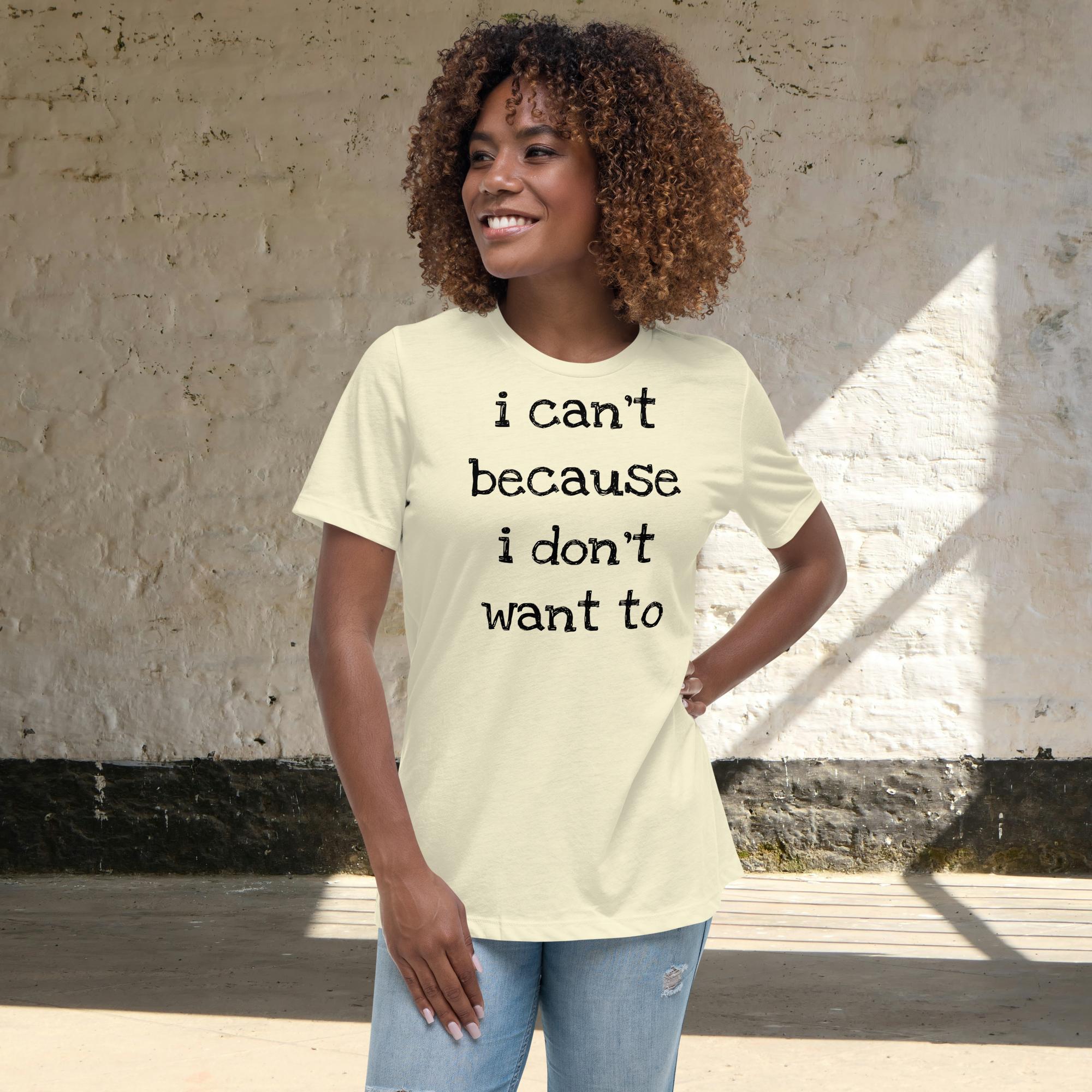 womens relaxed t shirt citron front 67f0a884e9029