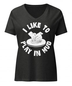 womens relaxed v neck t shirt dark grey heather front 682a7e0036974.jpg