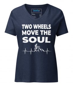 womens relaxed v neck t shirt heather navy front 682109bc2f9df.jpg